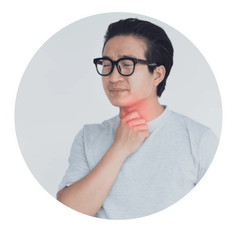 hoarseness or voice changes