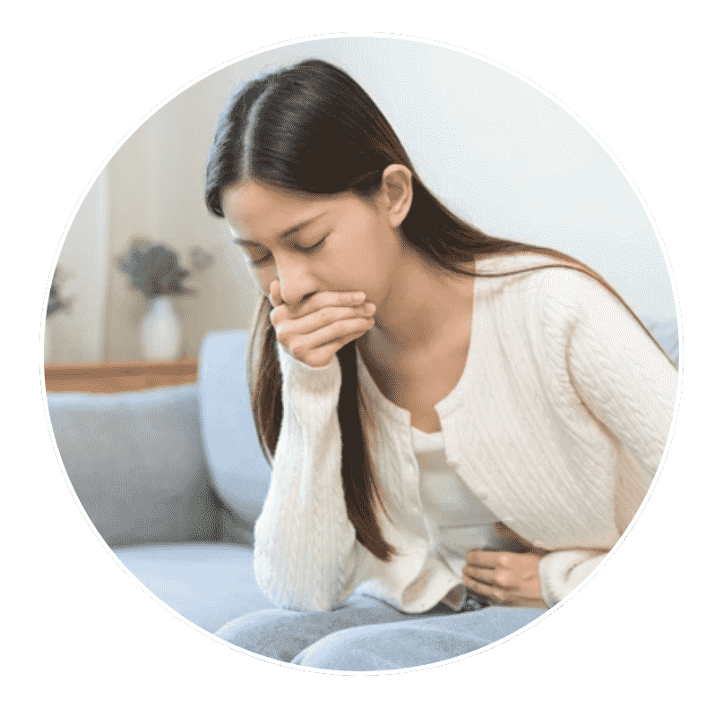 nausea or vomitting